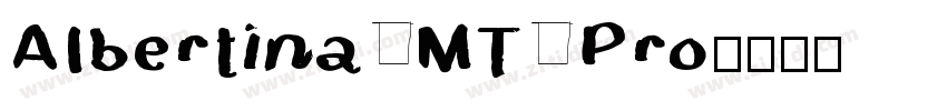 Albertina MT Pro字体转换